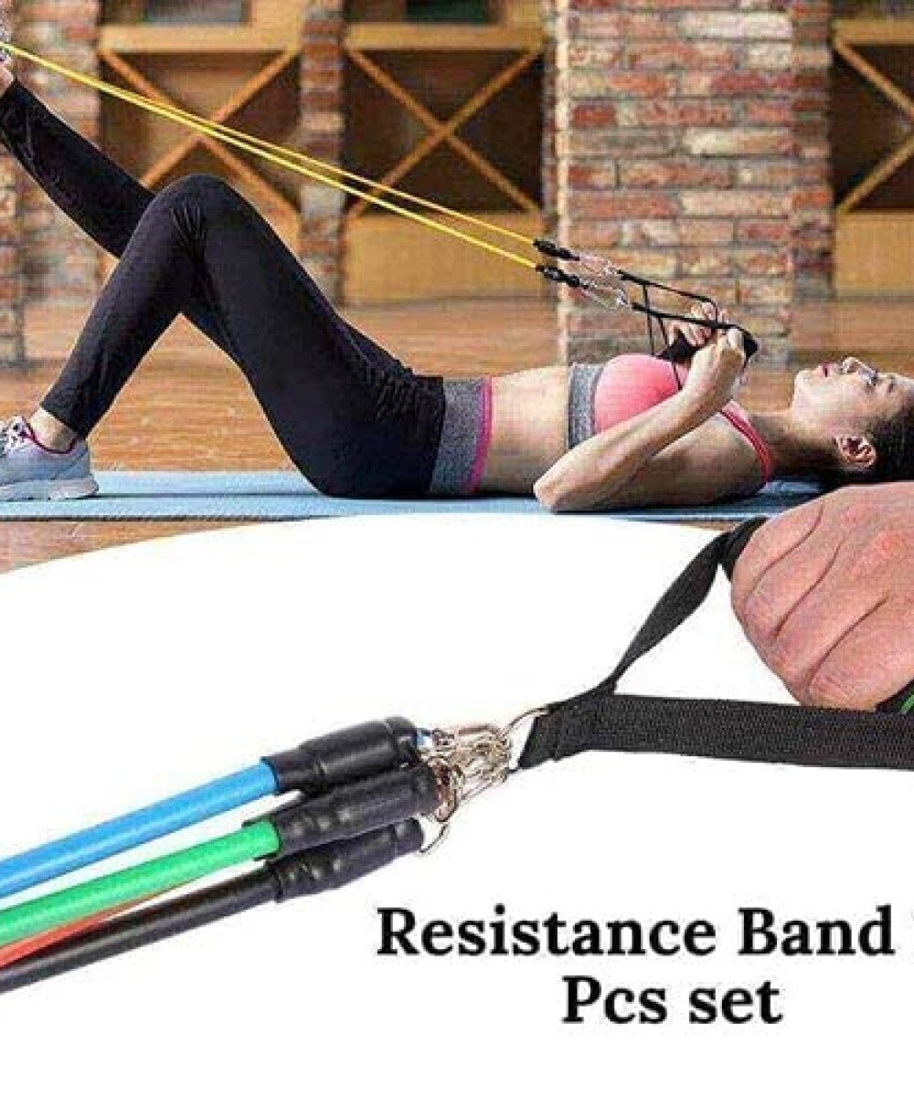 11 Pcs Resistance Band Set For Men & Women - OSAK ENTERPRISES