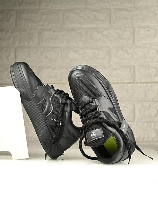 Men's Black Casual Sneakers