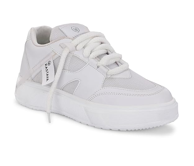Men's White Casual Sneakers