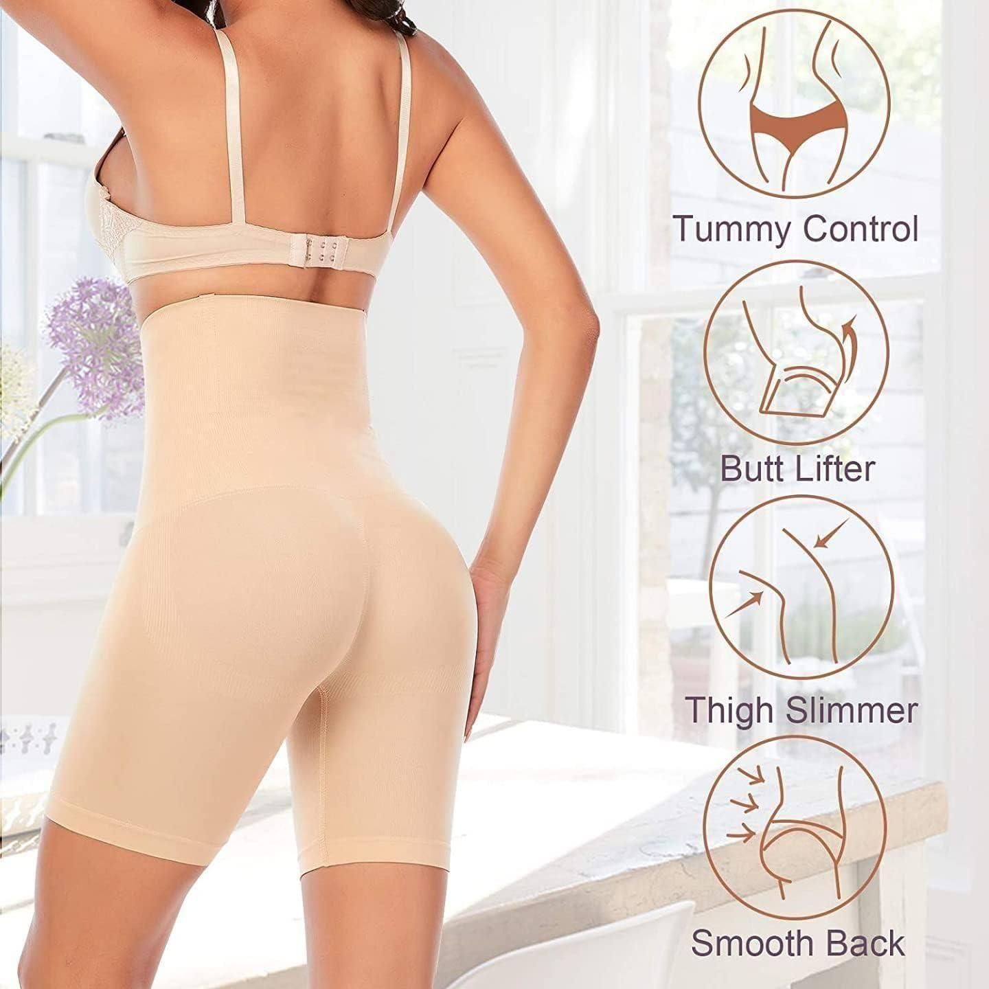 4 - in - 1 Shaper - Quick Slim Shape Wear Tummy, Back, Thighs, Hips - Black/Efffective Seamless Tummy Tucker - OSAK ENTERPRISES