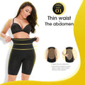 4 - in - 1 Shaper - Quick Slim Shape Wear Tummy, Back, Thighs, Hips - Black/Efffective Seamless Tummy Tucker Shapewear Body Shaper - OSAK ENTERPRISES