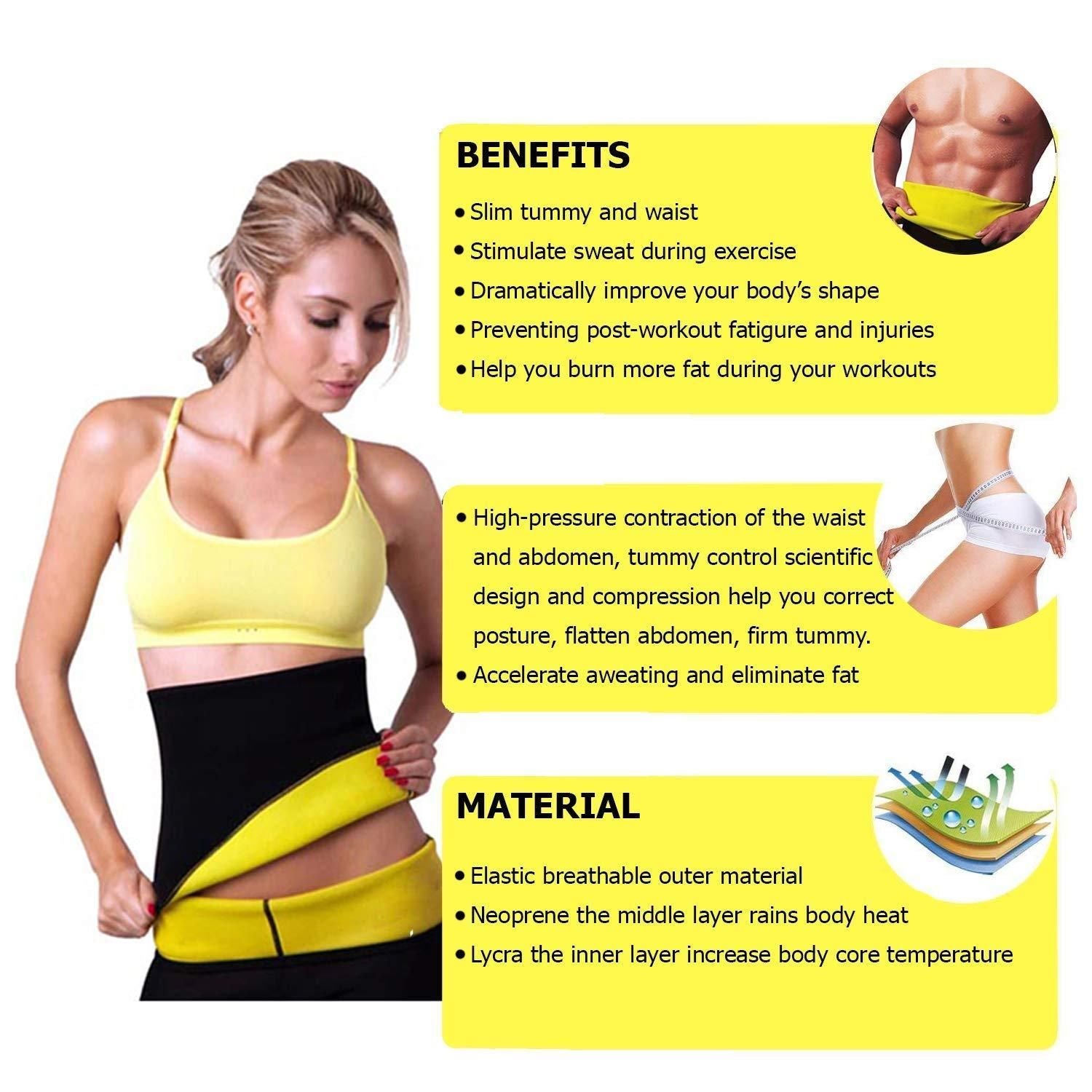 Sweat Slim Belt - Belly Fat Burner For Men & Women