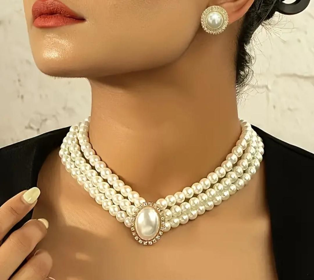 Artificial Pearl Necklace - OSAK ENTERPRISES
