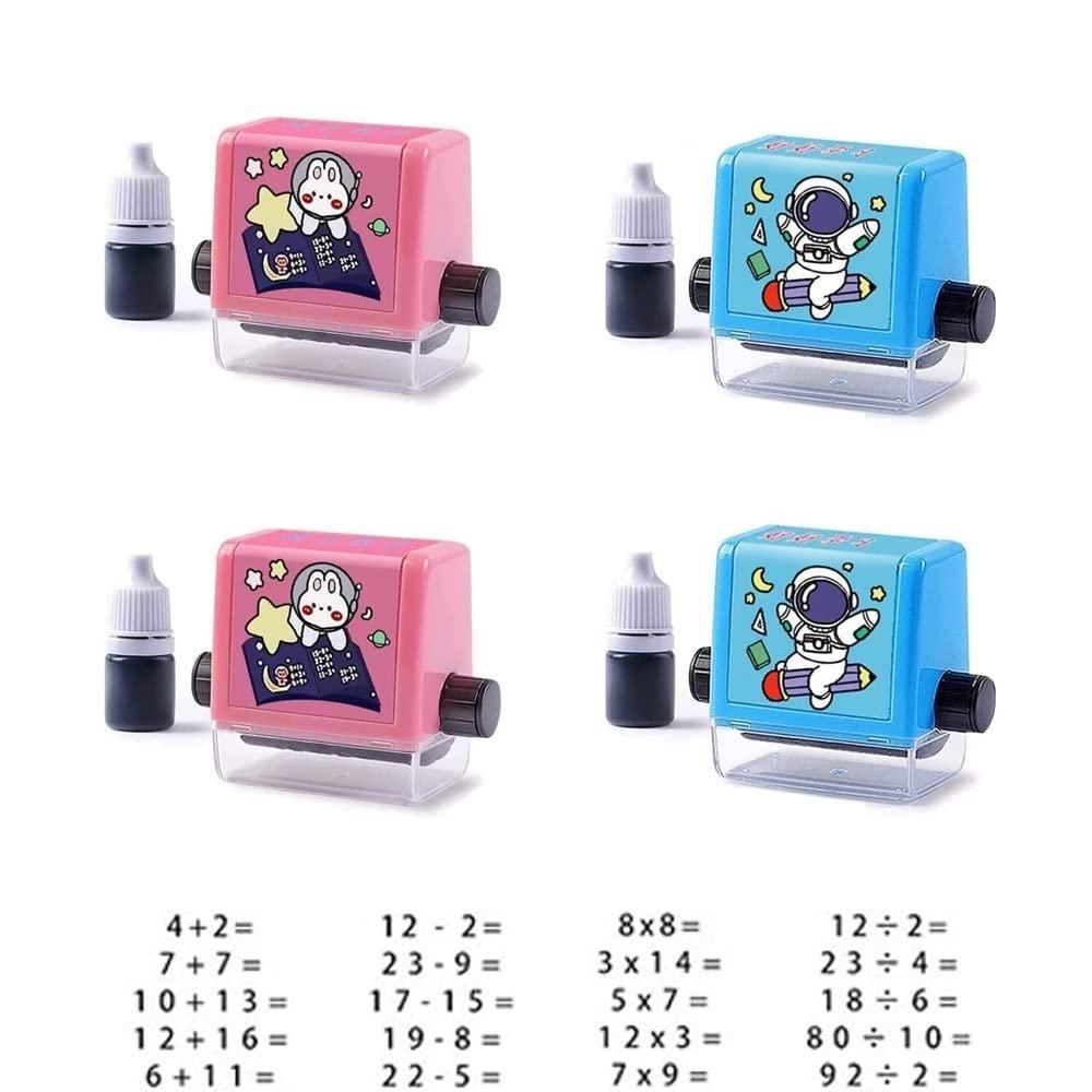 Birud Addition Stamps for Kids, Roller Design Teaching Stamp, Math Stamps Practice Tools - OSAK ENTERPRISES