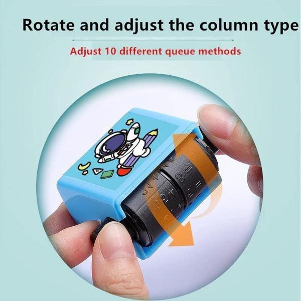Birud Addition Stamps for Kids, Roller Design Teaching Stamp, Math Stamps Practice Tools - OSAK ENTERPRISES