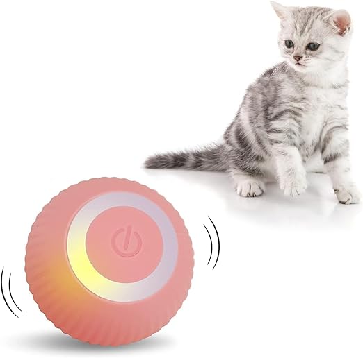 Cat Toy Ball Intelligent Funny Cat Ball 360 Degree (Pack of - 1) - OSAK ENTERPRISES