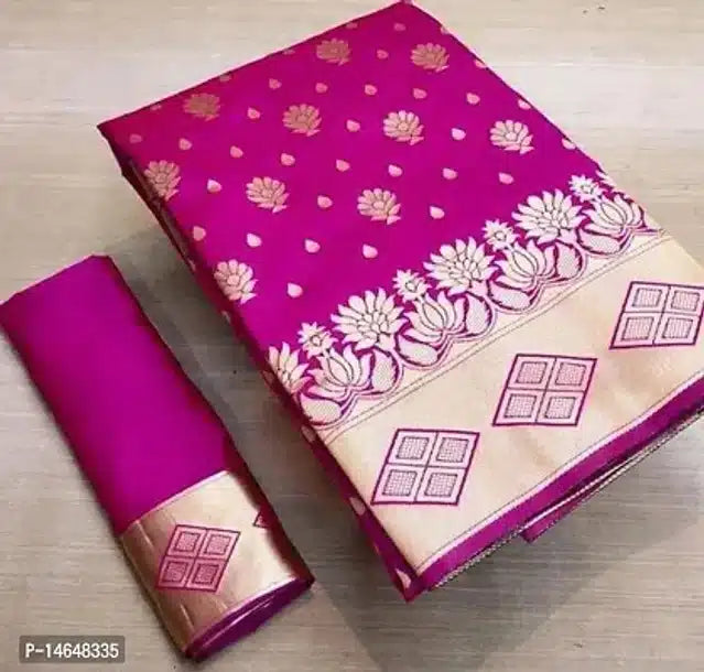 Elegant Jacquard Printed Saree for Women