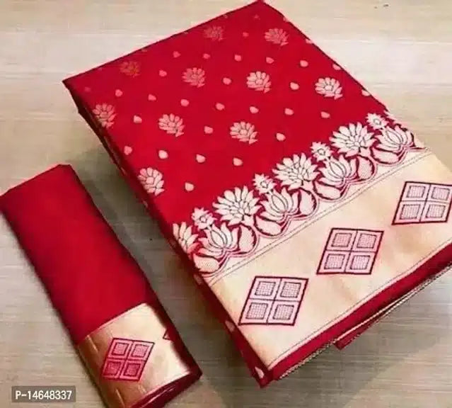 Elegant Jacquard Printed Saree for Women