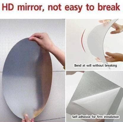 Combo of Oval Shape & Square Shape Mirror (Pack of 1) - OSAK ENTERPRISES