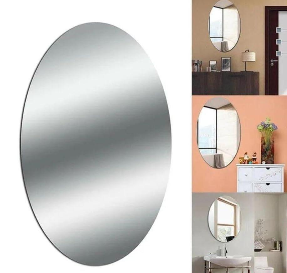 Combo of Oval Shape & Square Shape Mirror (Pack of 1) - OSAK ENTERPRISES