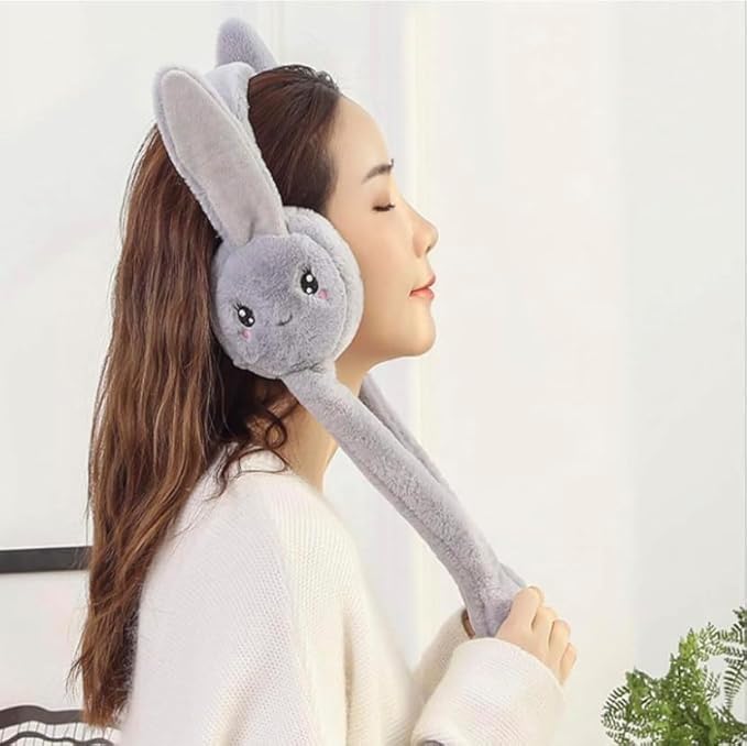 Cute rabbit jumping ear muffs for women - OSAK ENTERPRISES