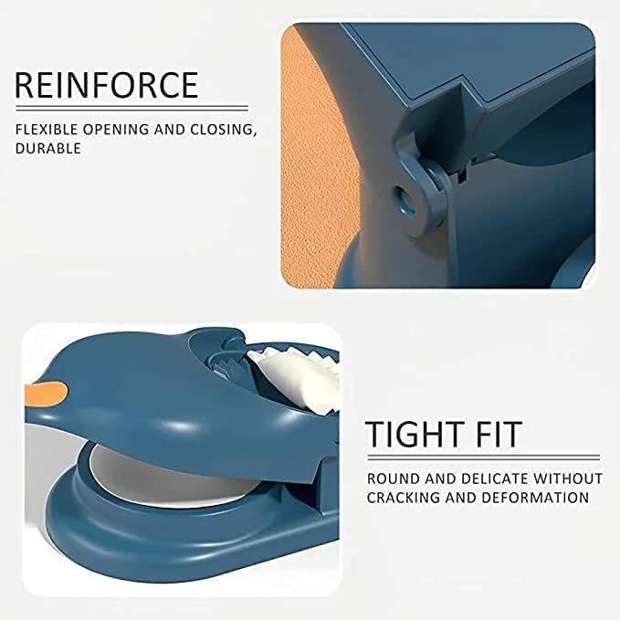 Dumpling Skin Press Mould for gujia, ghughra, Momos Making, 2 In 1 - OSAK ENTERPRISES