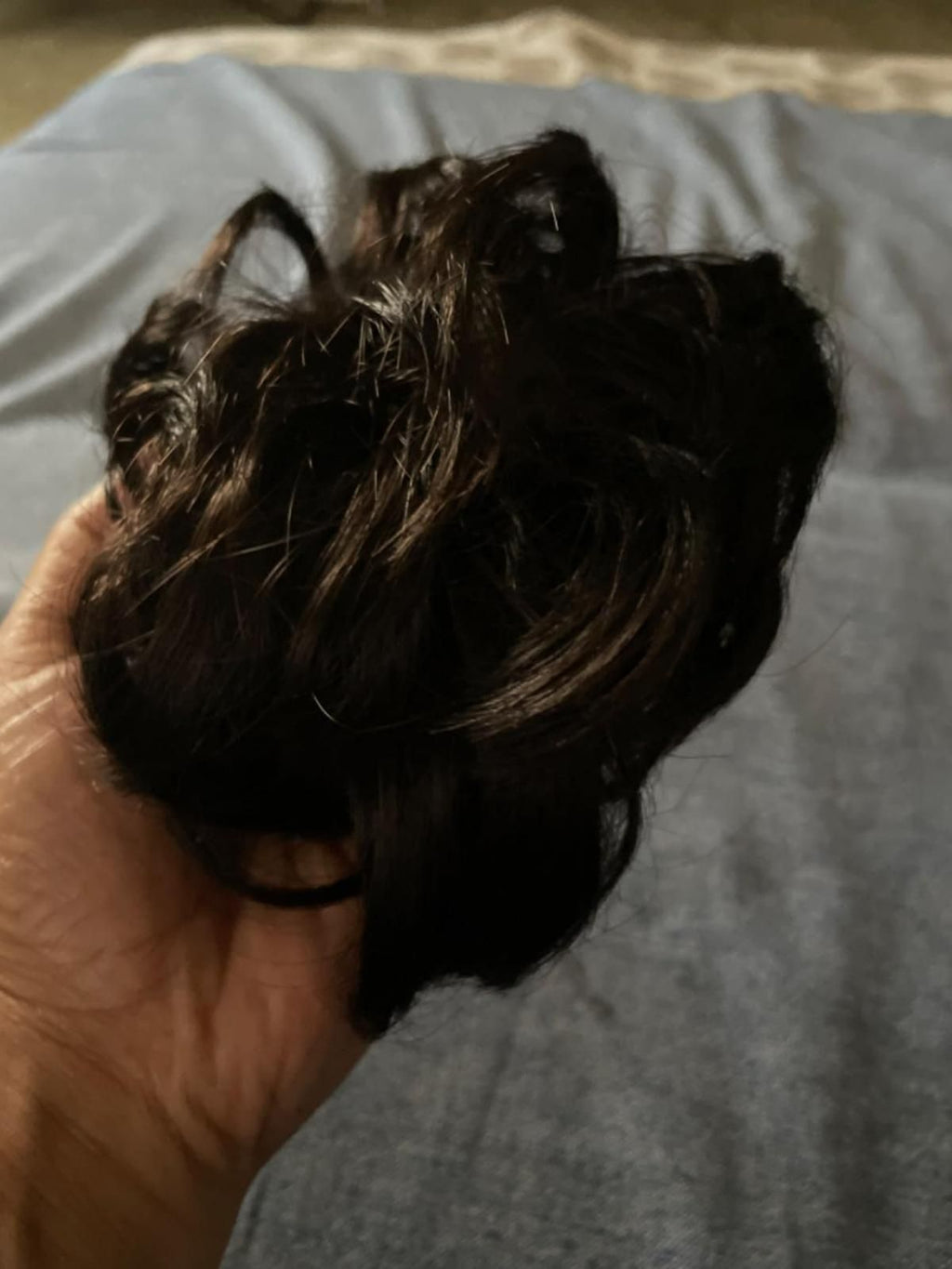 Elastic Artificial Hair Bun Brown & Black (Pack of 2) - OSAK ENTERPRISES