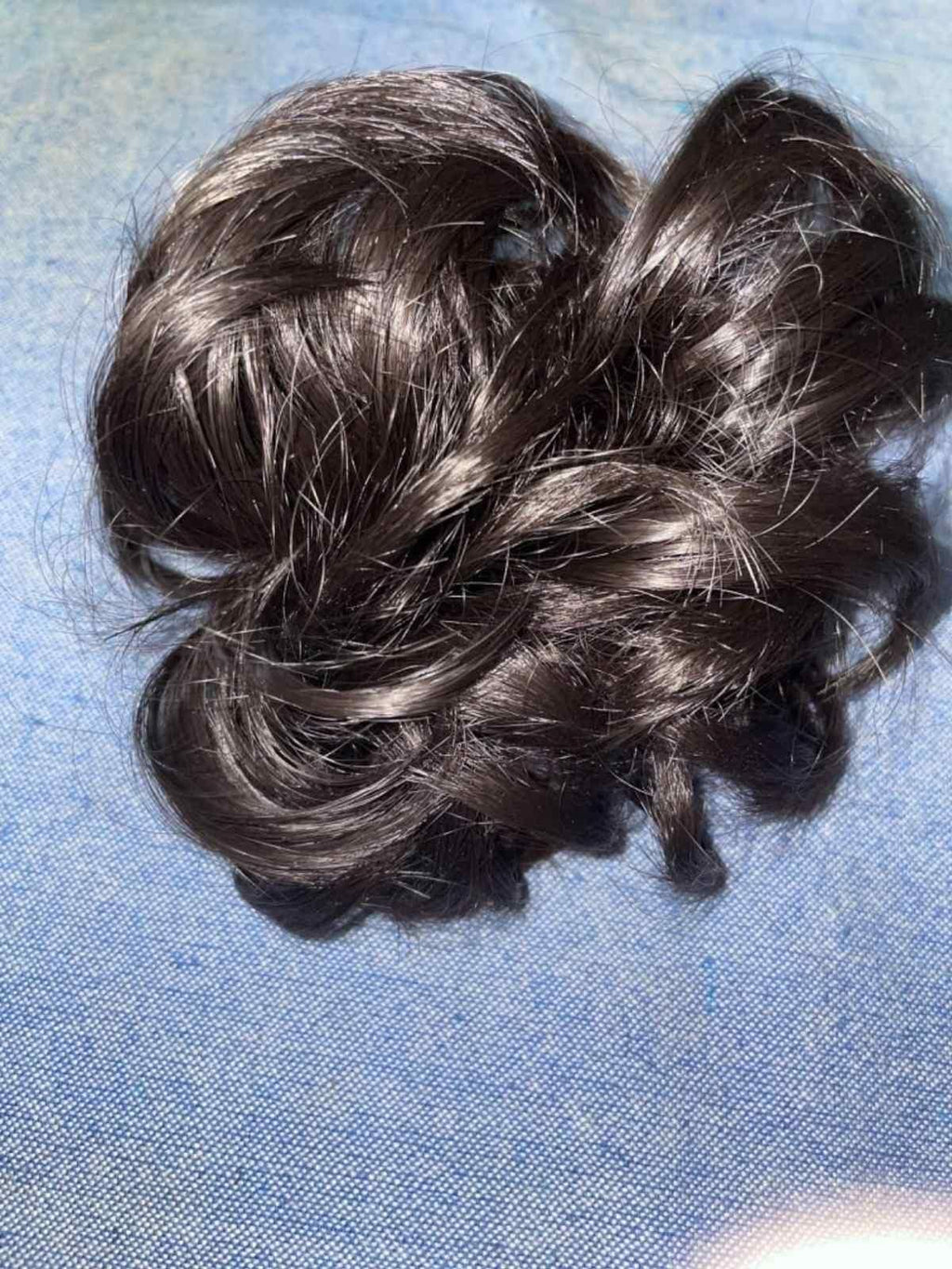 Elastic Artificial Hair Bun Brown & Black (Pack of 2) - OSAK ENTERPRISES