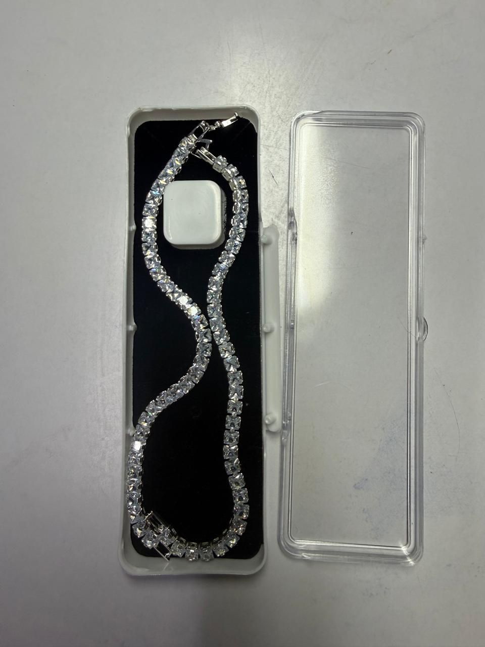 Emerald Diamond Tennis Bracelet Pack of 2 - OSAK ENTERPRISES