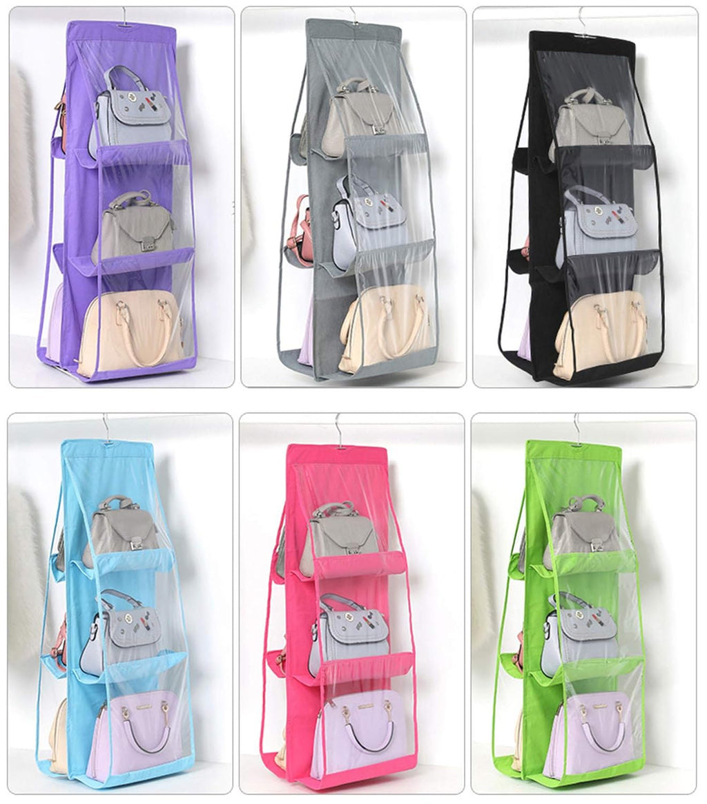 Foldable Handbag Storage 6 Pocket Organizer - OSAK ENTERPRISES