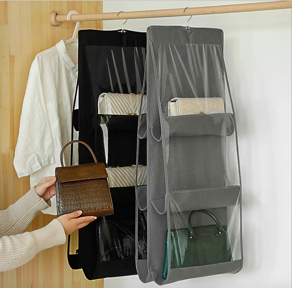 Foldable Handbag Storage 6 Pocket Organizer - OSAK ENTERPRISES