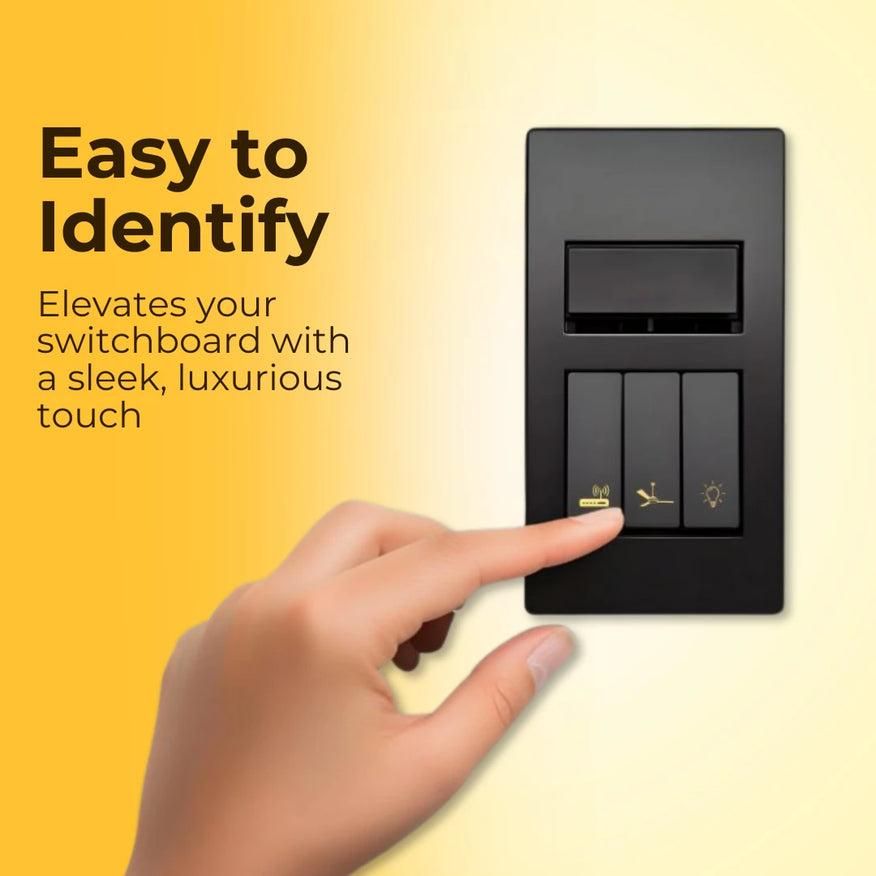 Gold Switch Stickers - OSAK ENTERPRISES