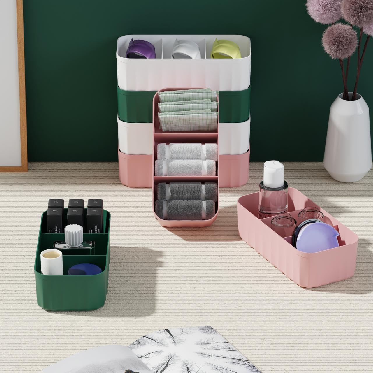 Innerwear Organizer For Wardrobe Organizer For Clothes ( Pack Of 2 ) - OSAK ENTERPRISES