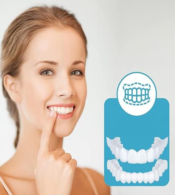 Instant and Confident on Smile Fit Flex Cosmetic Teeth Denture Teeth - OSAK ENTERPRISES