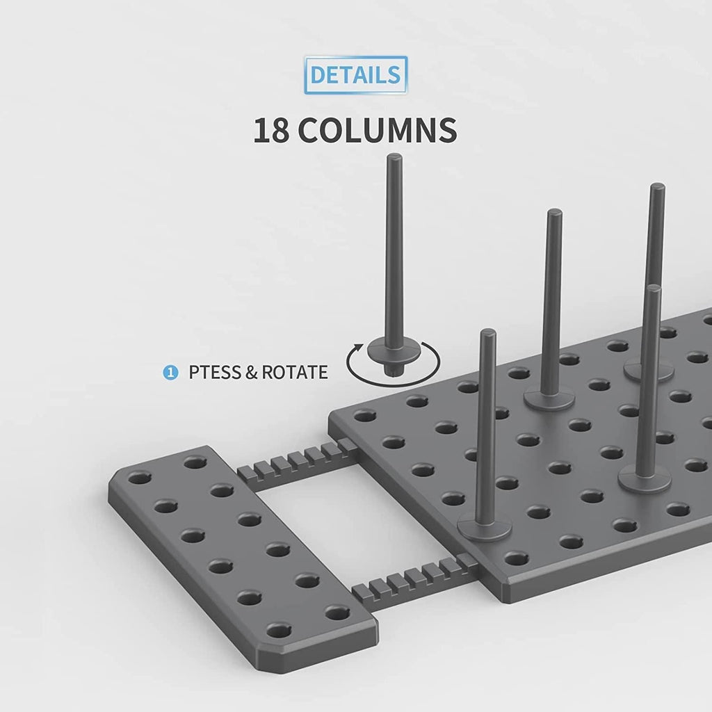 Kitchen Cupboard Organization Drawer Organizer, Pegboard Tray - OSAK ENTERPRISES
