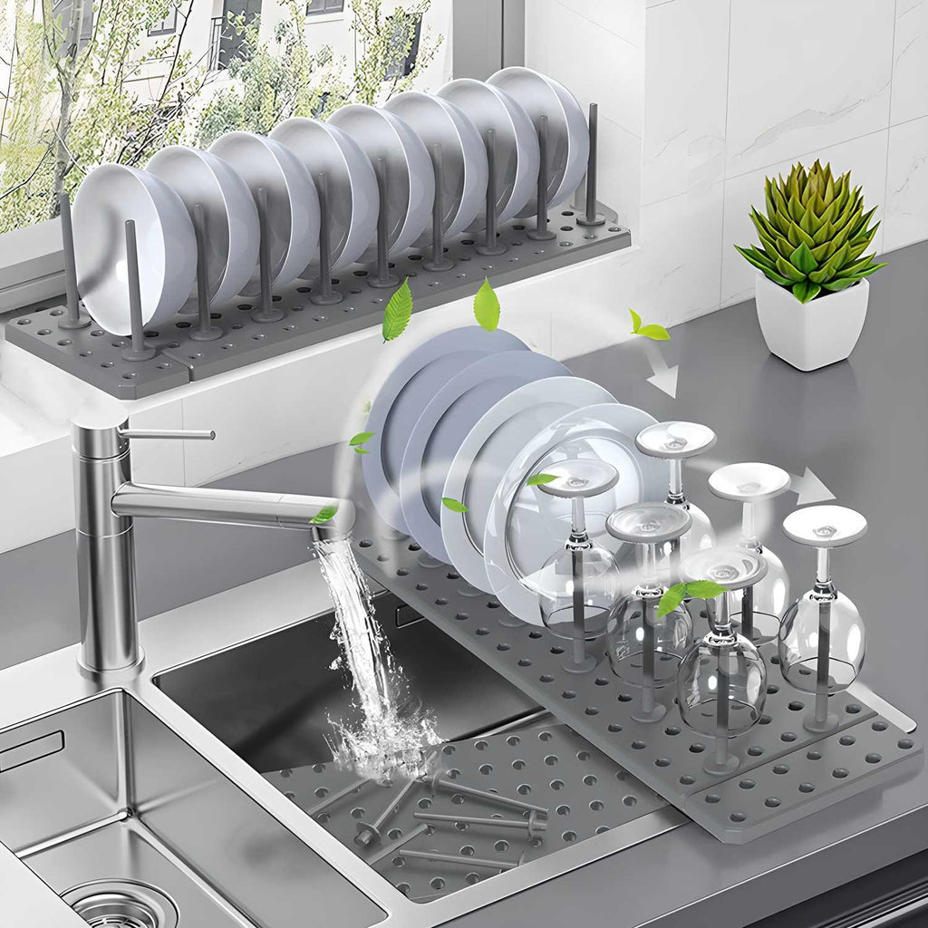 Kitchen Cupboard Organization Drawer Organizer, Pegboard Tray - OSAK ENTERPRISES