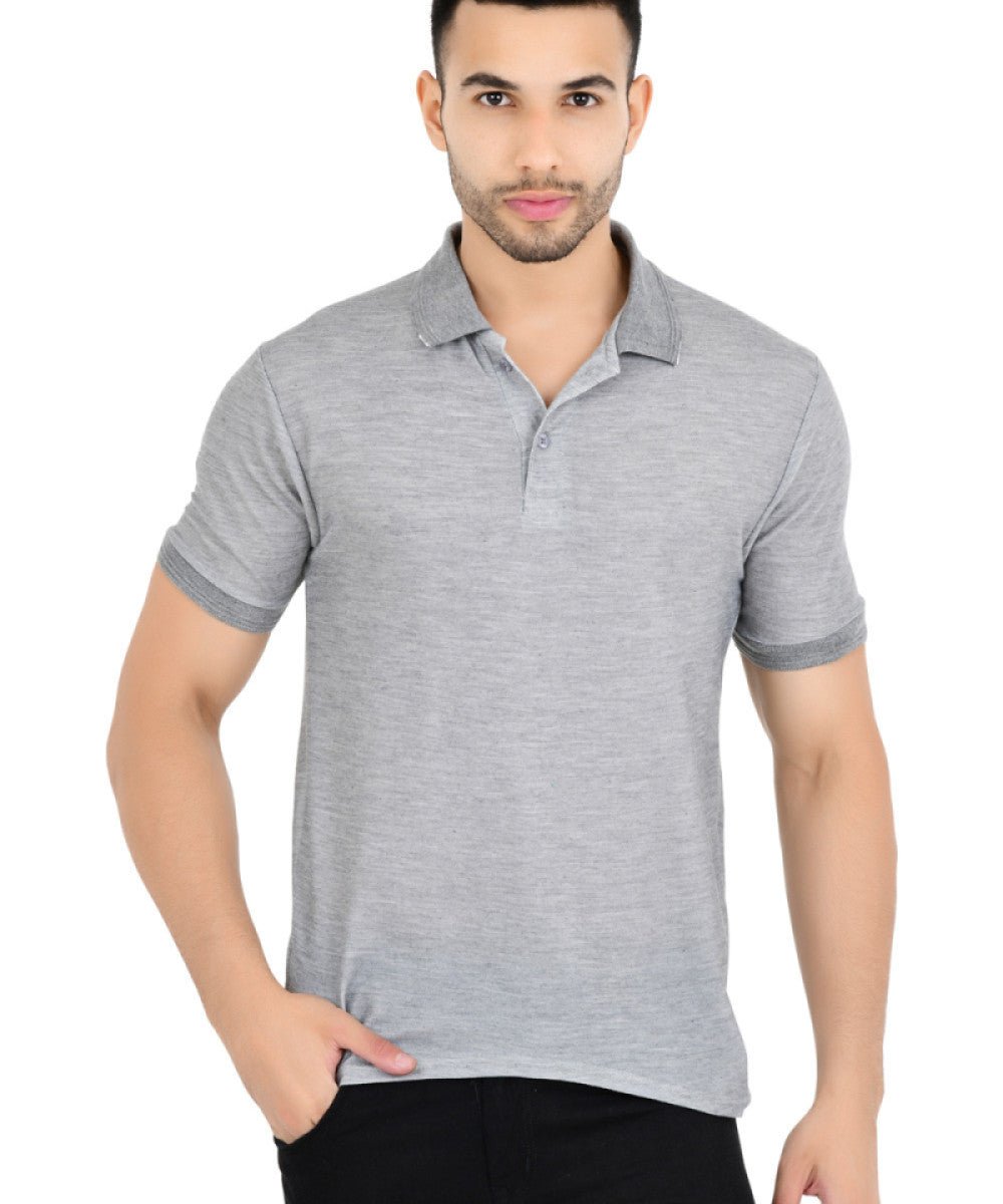 Men Solid Polo Neck Multicolor T-Shirt Pack of 4 - OSAK ENTERPRISES