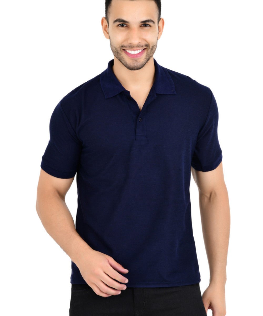 Men Solid Polo Neck Multicolor T-Shirt Pack of 4 - OSAK ENTERPRISES