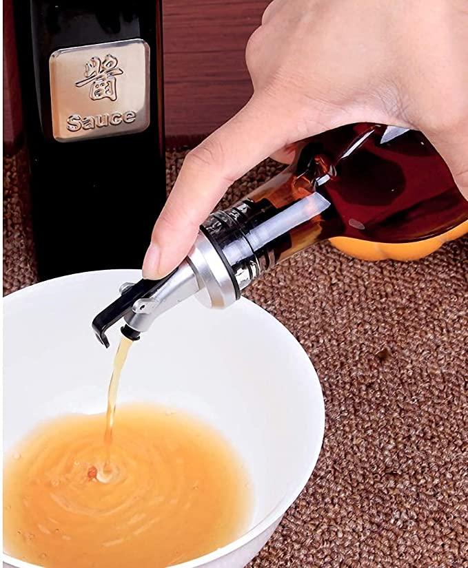 Oil Dispenser Bottle Vinegar Bottle 1000ml Bottle for Cooking Lead for Kitchen pack of 1 - OSAK ENTERPRISES