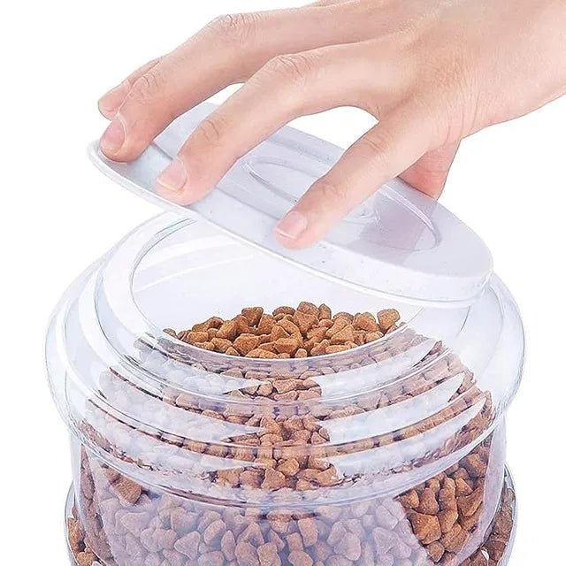 Pet Food Dispenser Large Capacity Self - Dispensing - OSAK ENTERPRISES