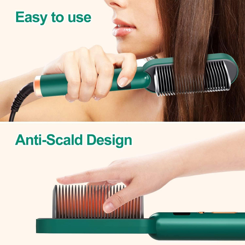 Professional Electric Hair Straightener Comb Brush - OSAK ENTERPRISES