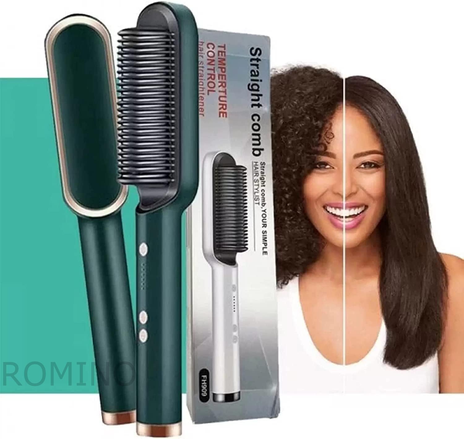 Professional Electric Hair Straightener Comb Brush - OSAK ENTERPRISES