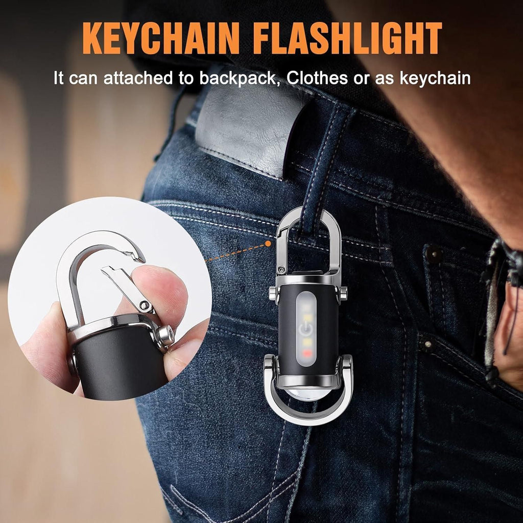 Rechargeable Keychain Flashlights, Lumens EDC Mini Flashlights - OSAK ENTERPRISES