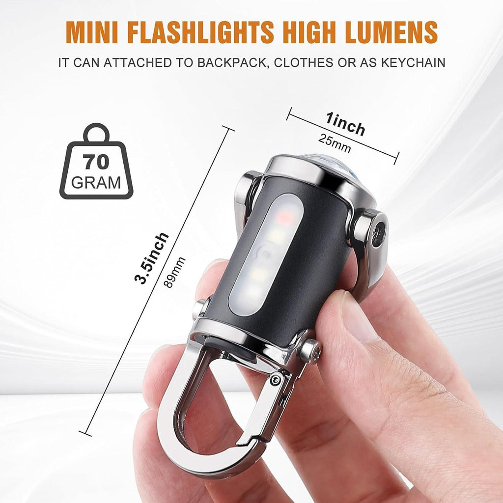 Rechargeable Keychain Flashlights, Lumens EDC Mini Flashlights - OSAK ENTERPRISES