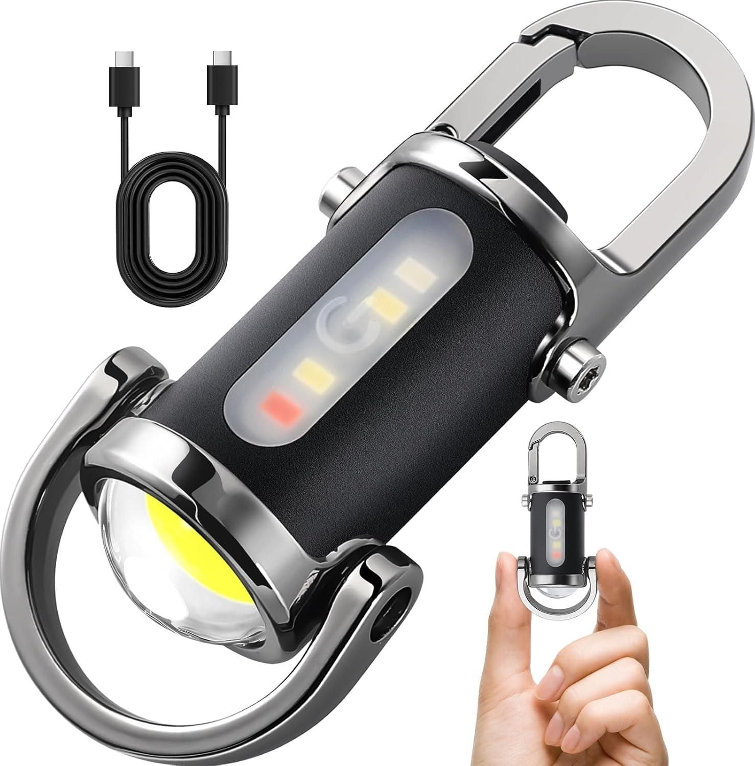 Rechargeable Keychain Flashlights, Lumens EDC Mini Flashlights - OSAK ENTERPRISES