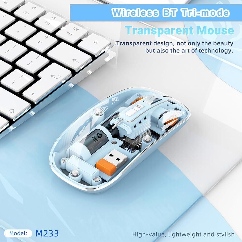 Rechargeable Transparent Mouse - OSAK ENTERPRISES