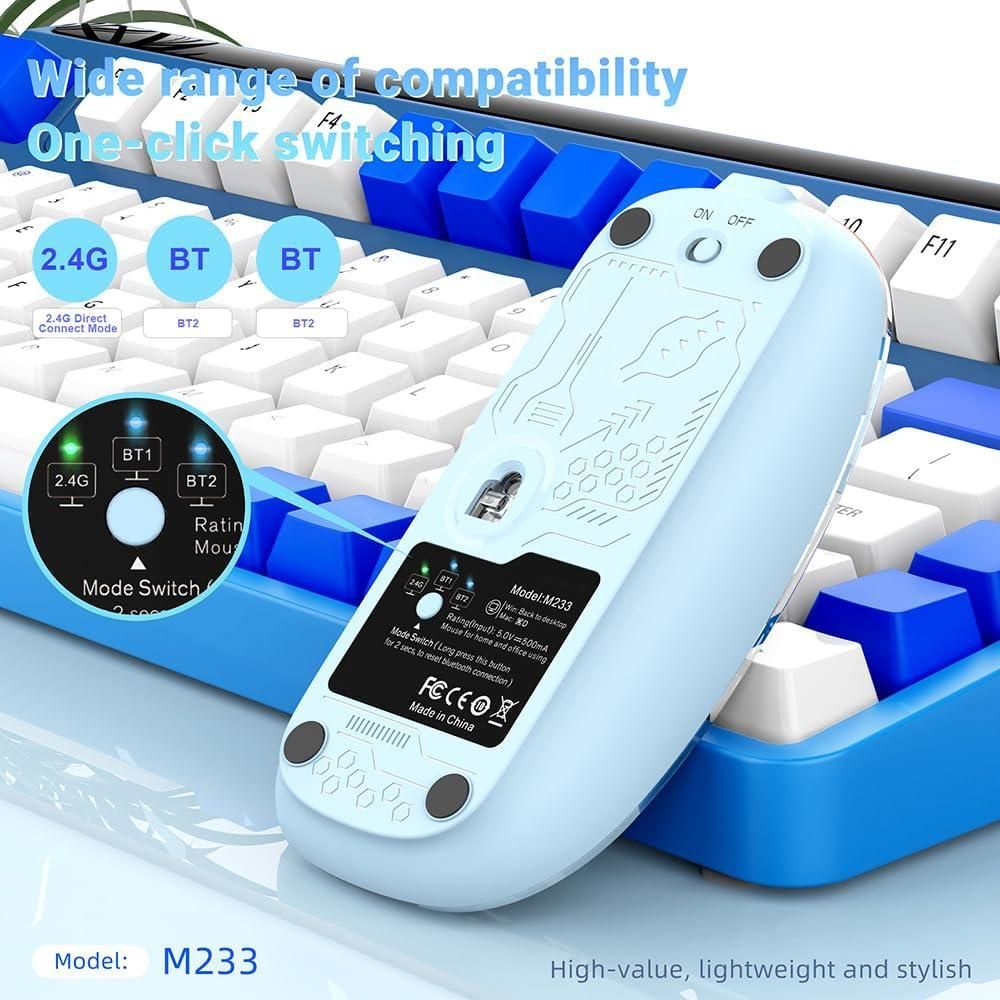 Rechargeable Transparent Mouse - OSAK ENTERPRISES