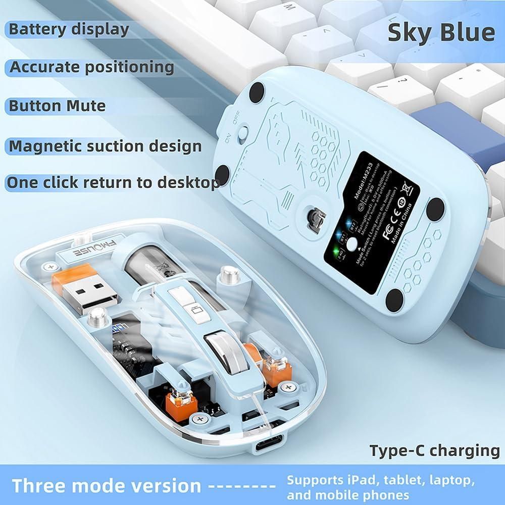 Rechargeable Transparent Mouse - OSAK ENTERPRISES