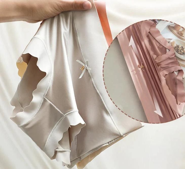 Satin Ice Silk Seamless Panties Pack of 1 - OSAK ENTERPRISES