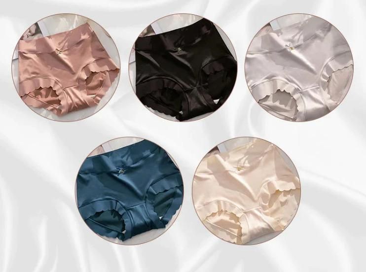 Satin Ice Silk Seamless Panties Pack of 1 - OSAK ENTERPRISES