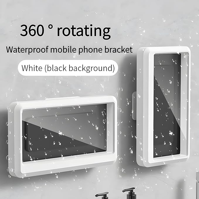Shower Phone Holder | Waterproof Bathroom Mobile Phone Holder | Anti - Fog Case for Shower | Wall Mountable | 6.8 Inch Support Touch Screen Parent (Multicolor) - OSAK ENTERPRISES