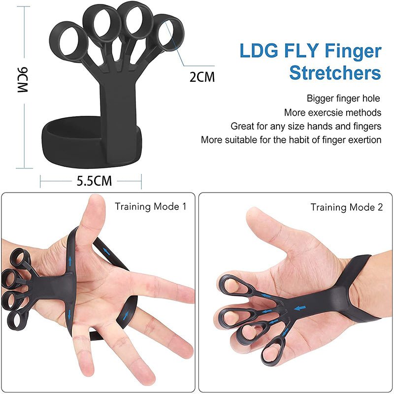 Silicone Grip Device Finger Exercise Stretcher Arthritis Hand Grip Trainer Strengthen Rehabilitation Training To Relieve Pain - OSAK ENTERPRISES