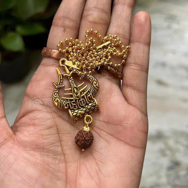 Spiritual Necklace Shiva Trishul damaru Necklace - OSAK ENTERPRISES