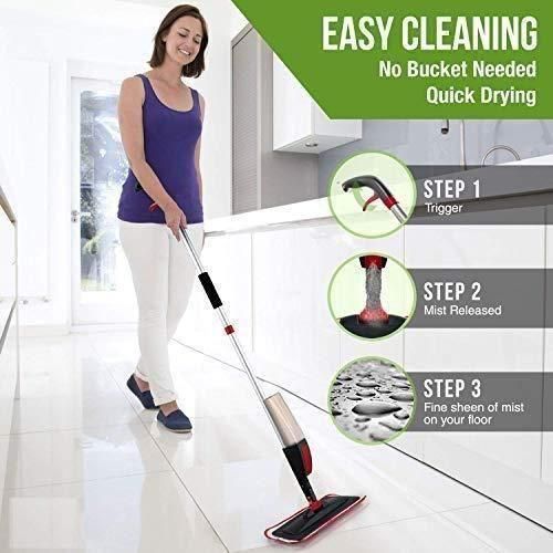 Spray Mop - 360 Degree Handle Wet & Dry Microfiber Floor Spray Mop - OSAK ENTERPRISES
