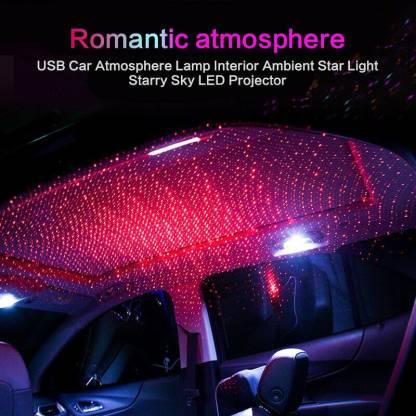 Star Decoration Light, 12V LED Car Atmosphere Lamp, 360 degree Rotation Use for USB Disco Light/Night Light/Room/Car/Party Decoration Disco Laser light Car Fancy Lights Car Fancy Lights (Black) - OSAK ENTERPRISES