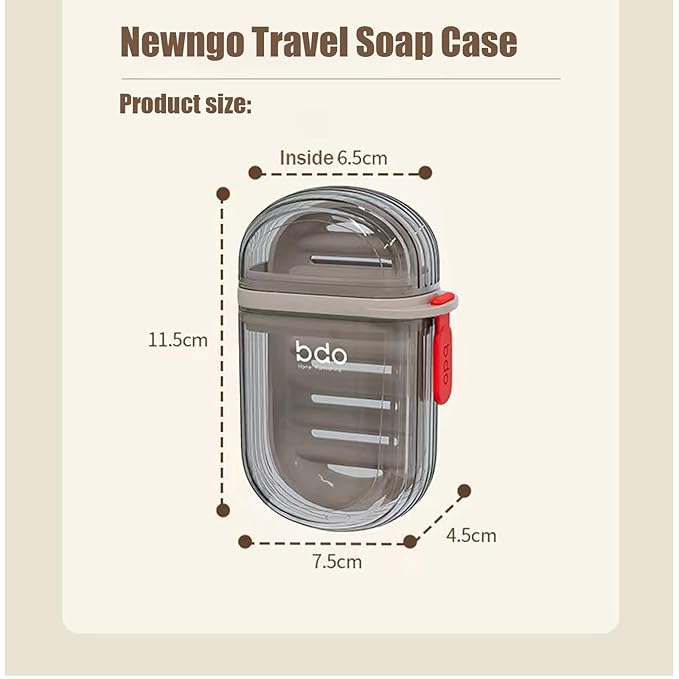 Travel Soap Case,Portable Soap Holder,Travel Soap Container (Pack of - 1 ) - OSAK ENTERPRISES