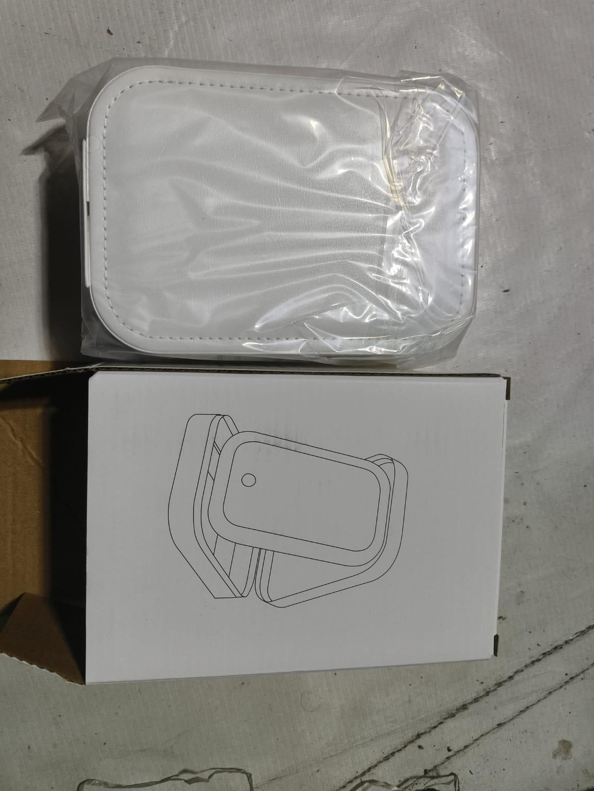 White Jewelry Box with LED Mirror - OSAK ENTERPRISES