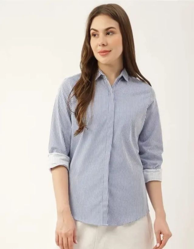 Women's Cotton Oversized Fit Shirt - OSAK ENTERPRISES